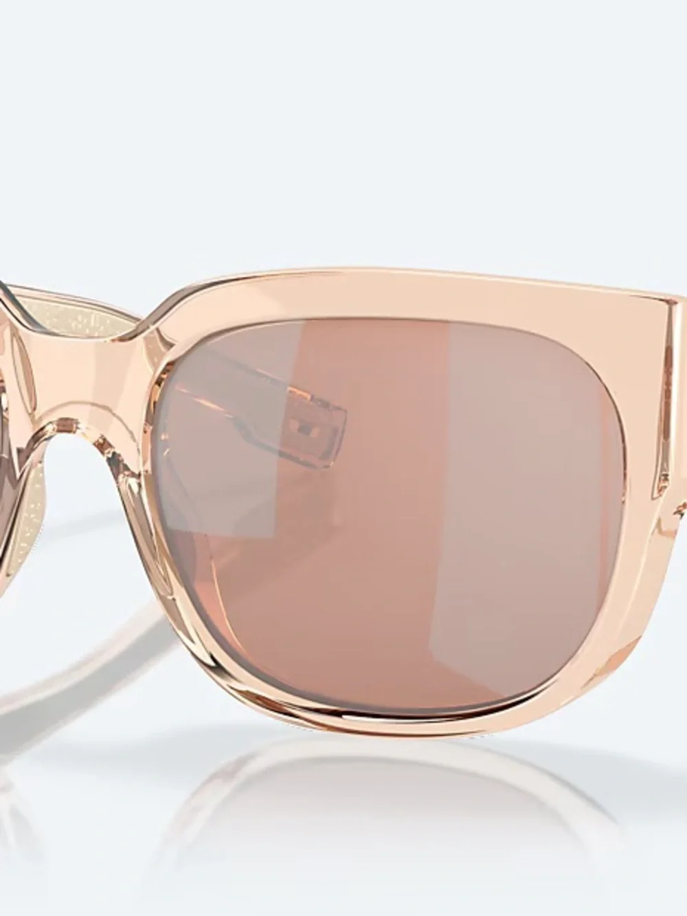 Costa Women’s Sunglasses - Rose Crystal Frame with Gray Lenses